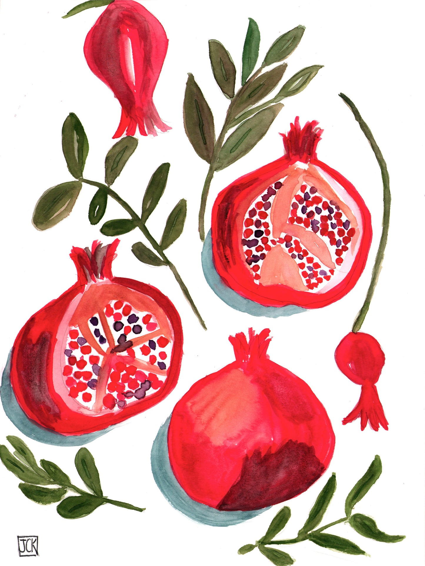 Pomegranates Dancing